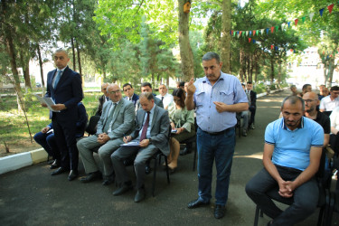Gəncə Şəhər İcra Hakimiyyətinin başçısı Niyazi Bayramov növbəti dəfə sakinlərlə səyyar görüş keçirib
