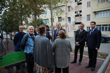 Niyazi Bayramov şəhərin bir sıra ərazilərində görülən abadlıq işlərinə baxış keçirib