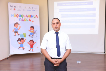 Gəncədə “Hüquqlarınla parla!” layihəsi çərçivəsində məktəblilərlə görüş keçirilib