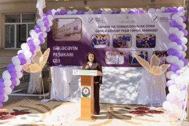 Sənaye və Texnologiyalar üzrə Gəncə Dövlət Peşə Təhsil Mərkəzində "Məzun Günü" qeyd olunub