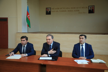 Niyazi Bayramov Gəncədə sakinlərlə növbəti səyyar görüş keçirib