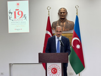 Gəncədə 19 May – Atatürkü Anma, Gənclik və İdman Bayramı qeyd olunub