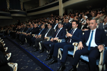 Gəncədə Xalq artisti Mənsum İbrahimovun 65 illik yubileyi münasibətilə yaradıcılıq gecəsi keçirilib