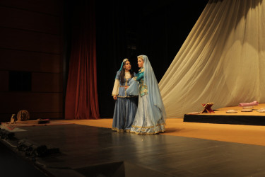 Gəncə Dövlət Dram Teatrında “Hekayəti Müsyo Jordan və Dərviş Məstəli Şah” tamaşası nümayiş olunub