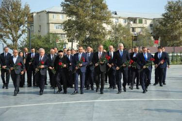 Gəncədə mülki şəhidlərin xatirəsi yad edilib