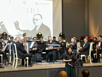 Gəncədə Üzeyir Hacıbəylinin 140 illiyinə həsr olunmuş konsert keçirilib