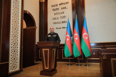 Gəncədə “Yanğınlara qarşı qabaqlayıcı tədbirlərin səmərəliliyinin artırılması” mövzusunda regional müşavirə keçirilib