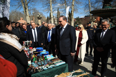 Gəncədə İlaxır çərşənbə və Novruz bayramı qeyd olunub