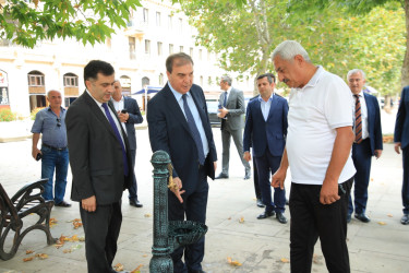 Niyazi Bayramov tapşırıqların icrası ilə bağlı ərazilərə baxış keçirib