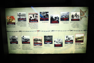 Niyazi Bayramov Çanaqqala Döyüşləri Mobil Muzeyini ziyarət edib