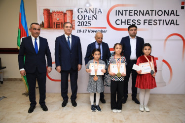 “Ganja Open 2025” beynəlxalq şahmat festivalı başa çatıb