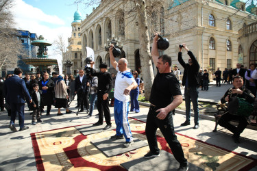 Gəncədə İlaxır çərşənbə və Novruz bayramı qeyd olunub