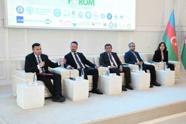 Gəncədə “I Yaşıl İqtisadiyyat” Beynəlxalq Forumu keçirilib