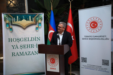 Gəncədə Azərbaycan və Türkiyəli tələbələr üçün iftar süfrəsi təşkil olunub