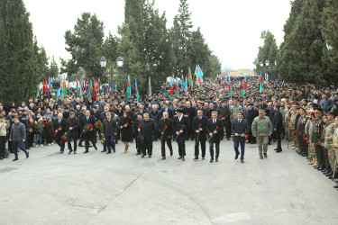 Gəncədə 20 Yanvar – Ümumxalq Hüzn Gününün 35-ci ldönümü ilə əlaqədar olaraq anım mərasimi keçirilib