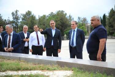 Niyazi Bayramov tapşırıqların icrası ilə bağlı ərazilərə baxış keçirib