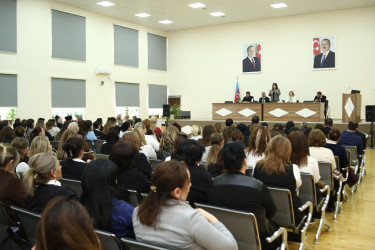 Gəncədə “Gender əsaslı zorakılığa qarşı 16 günlük fəallıq” kampaniyası çərçivəsində tədbir keçirilib