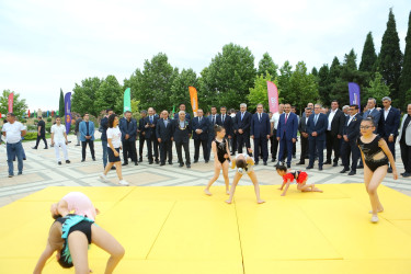 Gəncə 2025-ci il üçün MDB-nin İdman Paytaxtı titulunu təsdiqləyən sertifikatı qəbul edib