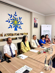 Gəncədə “Sağlam həyat tərzinin təşviqi” layihəsinin açiliş tədbiri keçirilib