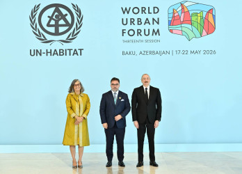 Prezident İlham Əliyev Bakıda Ümumdünya Şəhərsalma Forumunun 13-cü Sessiyasının (WUF13) açılış mərasimində iştirak edir