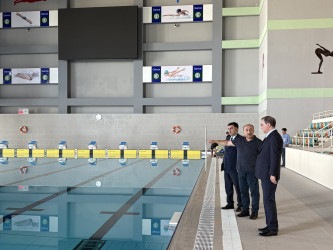 Niyazi Bayramov III MDB Oyunları öncəsi Gəncə İdman Sarayında aparılan hazırlıq işləri ilə tanış olub