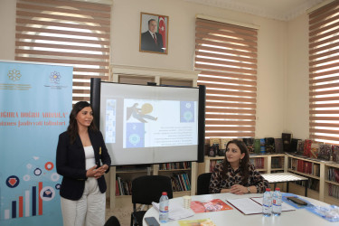 Gəncədə “Uğura doğru addımla - biznes fəaliyyəti təlimləri” layihəsi çərçivəsində təlim keçirilib