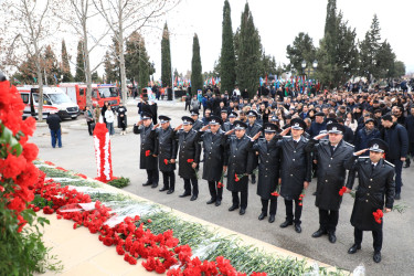 Gəncədə 20 Yanvar – Ümumxalq Hüzn Gününün 35-ci ldönümü ilə əlaqədar olaraq anım mərasimi keçirilib