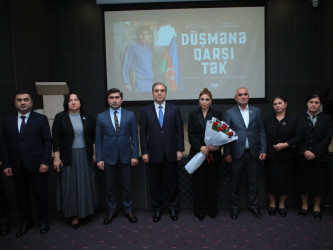Gəncədə Milli Qəhrəman Natiq Qasımova həsr olunan film nümayiş etdirilib