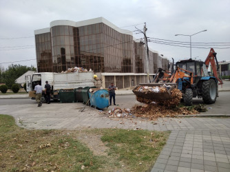 Gəncədə Mənzil Kommunal Təsərrüfatı İstehsalat Birliyi tərəfindən həftə ərzində görülən işlərin icmalı