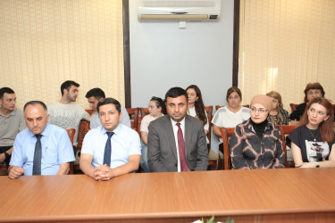 Gəncədə məşğulluğa kömək göstərən əlaqələndirmə komitəsnin daha bir maarifləndirmə tədbiri keçirilib