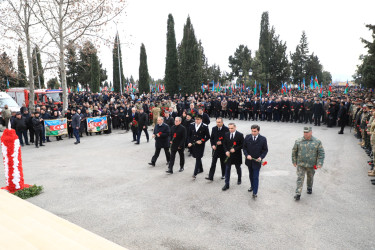 Gəncədə 20 Yanvar – Ümumxalq Hüzn Gününün 35-ci ldönümü ilə əlaqədar olaraq anım mərasimi keçirilib