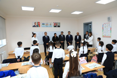 Gəncə şəhər 24 nömrəli tam orta ümumtəhsil məktəbinin əsaslı təmirdən sonra açılışı olub