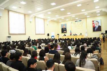 Gəncədə “Sağlam həyat tərzinin təbliği” mövzusunda tədbir keçirilib