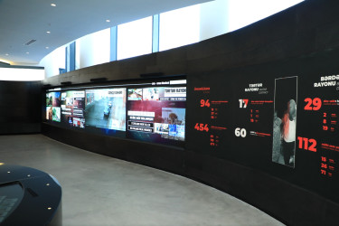 Gəncə Memorial Kompleksində mülki şəhidlərin xatirəsi yad olunub