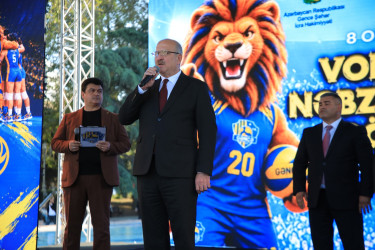 Gəncədə ilk dəfə voleybol festivalı keçirilib