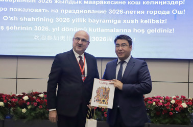 Gəncənin nümayəndə heyəti Qırğızıstanın Oş şəhərinə səfər edib