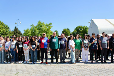 Gəncədə Ulu Öndər Heydər Əliyevin 102 illiyinə həsr edilmiş "III Əzm Marafonu" keçirilib