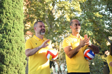 Gəncədə ilk dəfə voleybol festivalı keçirilib