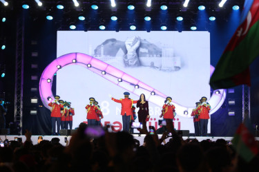 Gəncədə 8 Noyabr – Zəfər Gününə həsr olunmuş möhtəşəm konsert proqramı keçirilib