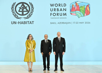 Prezident İlham Əliyev Bakıda Ümumdünya Şəhərsalma Forumunun 13-cü Sessiyasının (WUF13) açılış mərasimində iştirak edir