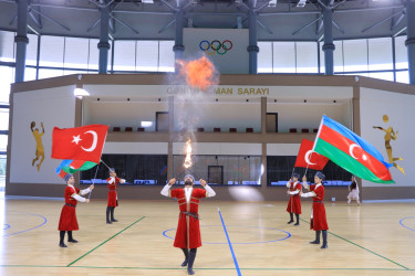 Gəncədə universitetlərarası basketbol yarışının açılış mərasimi keçirilib