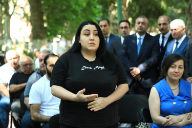 Niyazi Bayramov Aqrar Universitetdə qəbul keçirib