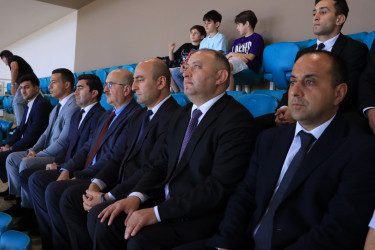 Gəncədə universitetlərarası basketbol yarışının açılış mərasimi keçirilib