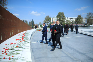 Gəncə Memorial Kompleksi ziyarət olunub