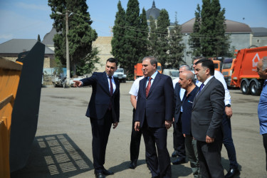 Niyazi Bayramov MKTİB-nə gətirilən yeni texnikalara baxış keçirib